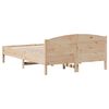 vidaXL Estructura de cama sin colch&oacute;n madera maciza de pino 120x190 cm