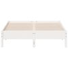 vidaXL Estructura de cama sin colch&oacute;n madera maciza de pino 160x200 cm