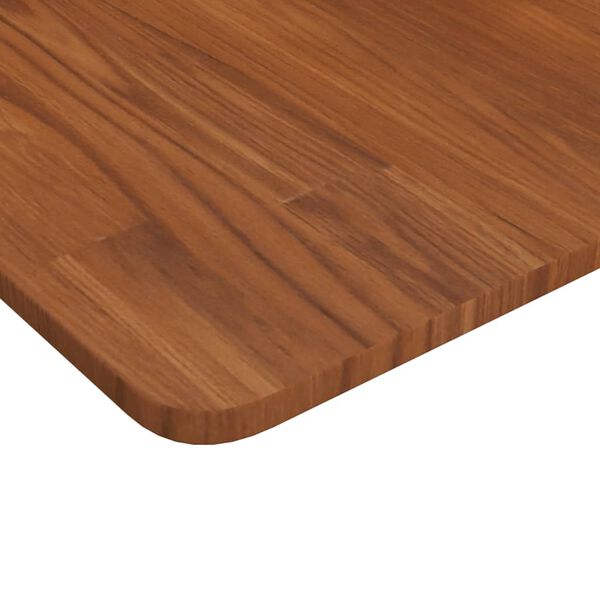 vidaXL Tablero de mesa cuadrada madera roble marr&oacute;n oscuro 90x90x1,5cm