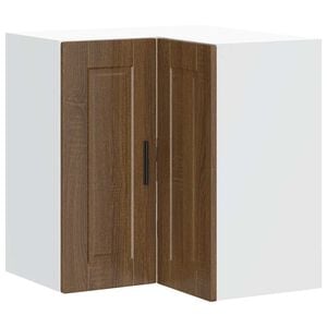 vidaXL Mueble de cocina esquina pared Porto roble marr&oacute;n