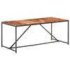 vidaXL Mesa de comedor madera maciza 180x90x76 cm