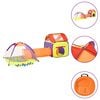 vidaXL Tienda de juego de niños con 250 bolas multicolor 338x123x111cm