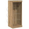 vidaXL Aparador LED Roble artisan 41 x 37 x 100 cm