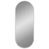 vidaXL Espejo de pared ovalado plateado 50x20 cm
