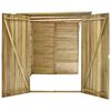 vidaXL Cobertizo para jard&iacute;n de madera pino impregnada 315x159x178 cm