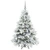 vidaXL &Aacute;rbol de Navidad artificial con 150 LED 120 cm PE y PVC