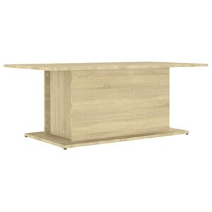 vidaXL Mesa de centro madera de ingenier&iacute;a roble Sonoma 102x55,5x40 cm