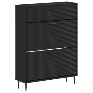 vidaXL Armario Zapatero HAARLEM 78 x 24 x 103 cm Madera de ingenier&iacute;a
