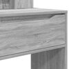 vidaXL Mesas de tocador de dormitorio Gris Sonoma 80 x 39,6 x 135 cm