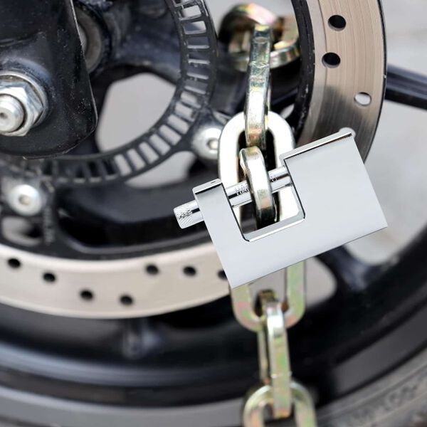 vidaXL Candado 6 pcs Plateado 8,7 x 1,9 x 5,5 cm Hierro