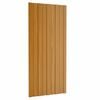 vidaXL Panel de techo 36 uds. Natural 100 x 45 cm Acero galvanizado