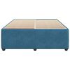 vidaXL Estructura de cama de terciopelo azul 160x200 cm