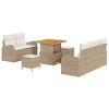 vidaXL Conjunto de sof&aacute; de jard&iacute;n 8 uds. 7-N&uacute;mero de plazas