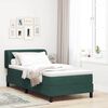 vidaXL Cama tipo Box Spring Verde oscuro 90 x 200 cm Terciopelo