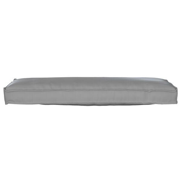 vidaXL Juego de Cojines para Palets 2 pcs Gris 120 x 40 x 8 cm