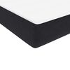 vidaXL Cama box spring con colch&oacute;n cuero sint&eacute;tico negro 90x210 cm