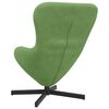 vidaXL Sill&oacute;n huevo Verde claro 63 x 73 x 90 cm Terciopelo