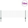 vidaXL Valla con Poste Verde 0,6 x 10 m Acero y PVC