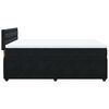 vidaXL Cama box spring con colch&oacute;n terciopelo negro 140x200 cm
