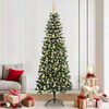 vidaXL &Aacute;rbol de Navidad artificial Verde 210 cm PVC, Pl&aacute;stico y Acero