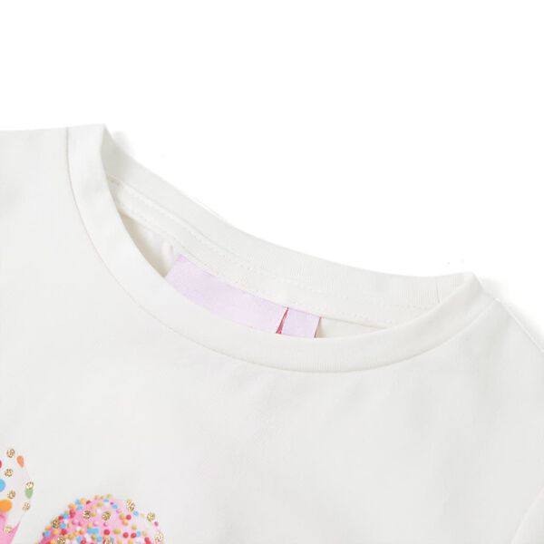 Camiseta infantil color crudo 128