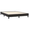 vidaXL Estructura de cama sin colch&oacute;n terciopelo negro 160x210 cm