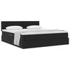 vidaXL Cama con almacenamiento Negro 180 x 200 cm Terciopelo
