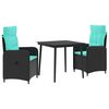 vidaXL Juego de mesa y sof&aacute; 3 uds.