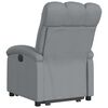 vidaXL Sill&oacute;n reclinable elevable de tela gris claro