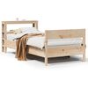 vidaXL Estructura de cama sin colch&oacute;n madera maciza de pino 100x200 cm
