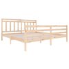 vidaXL Estructura de cama de madera maciza 200x200 cm