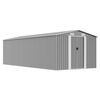 vidaXL Caseta de jard&iacute;n metal gris 257x580x181 cm