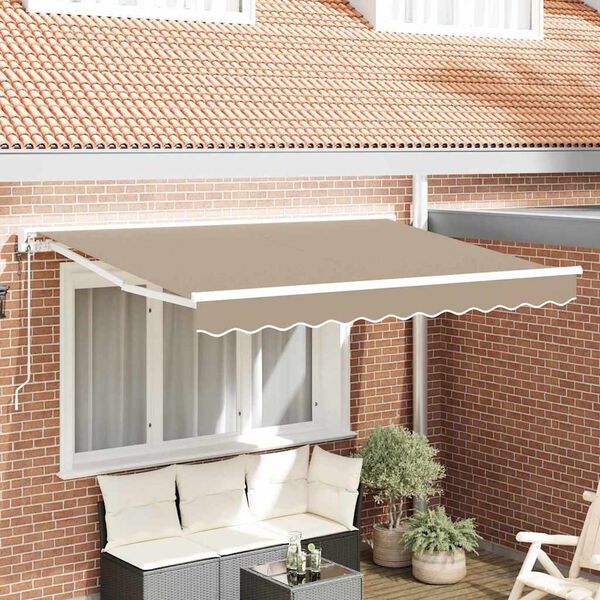vidaXL Estructura del Toldo Beige 250 x 200 cm