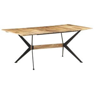 vidaXL Mesa de comedor de madera maciza de mango 180x90x76 cm