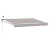 vidaXL Toldo Retr&aacute;ctil El&eacute;ctrico Gris Claro 2,5 x 2 m