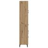 vidaXL Alacena Roble artesanal 69,5 x 34 x 180 cm Madera contrachapada