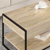 vidaXL Mesa de Caf&eacute; Sonoma 80 x 50 x 40 cm Madera contrachapada