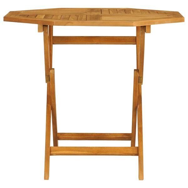 vidaXL Conjunto de comedor de jardín 5 piezas madera maciza de teca