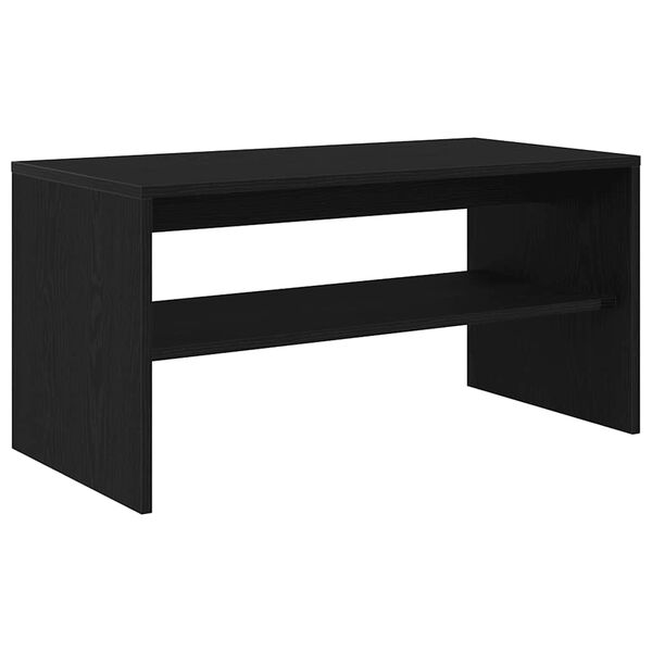 vidaXL Mueble de TV madera de ingenier&iacute;a roble negro 80x40x40 cm