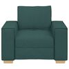 vidaXL Sill&oacute;n Sof&aacute; Tela Verde Oscuro 100x78x84 cm