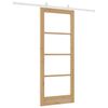 vidaXL Puerta Corredera Natural 83 x 202 cm