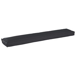 vidaXL Coj&iacute;n para palet Negro 200 x 40 x 8 cm Tela Oxford