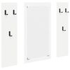 vidaXL Perchero de pared Montada en la pared 96 x 1,5 x 90 cm