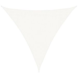 vidaXL Toldo de vela triangular HDPE 3,6x3,6x3,6 m blanco