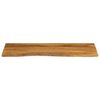vidaXL Tablero de mesa borde natural madera maciza mango 140x60x3,8 cm