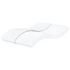 vidaXL Colch&oacute;n de espuma dureza H2 H3 blanco 180x210 cm