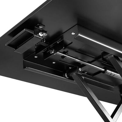 ErgoLine Elevador de escritorio ajustable trabajo de pie/sentado negro