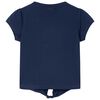 Camiseta infantil azul marino 140