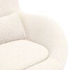 vidaXL Sill&oacute;n huevo Crema 63 x 73 x 90 cm tela