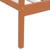vidaXL Estructura cama sin colchón madera pino marrón miel 90x200 cm